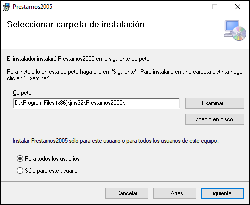 Imagen 33 Paso (2 de 4) del instalador