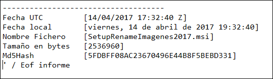 Imagen 07 valor MD5 del instalador