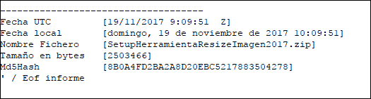 Imagen 07 MD5 del instalador ZIP